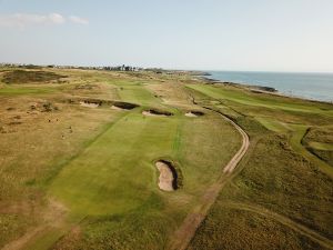 Royal Porthcawl 16th Aerial Fairway